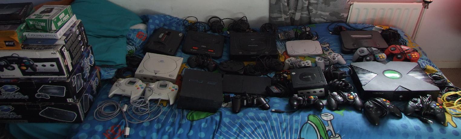 My consoles, it's a little outdated, I got some consoles since, but this'll do.
